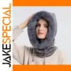 Unisex Winter Bomber Hat with Face Mask