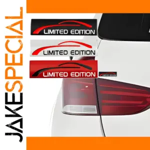 Limited Edition Metal Car Emblem Badge Set