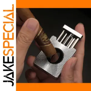 High-End Metal V-Shaped Cigar Cutter in Silver or Gold