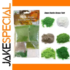 Realistic Static Grass Tuft Powder for Dioramas
