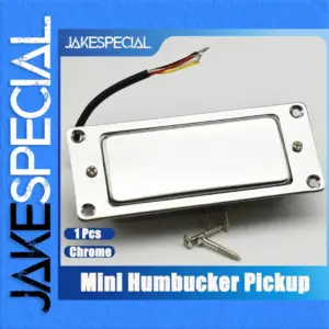 Chrome Mini Humbucker for Guitars