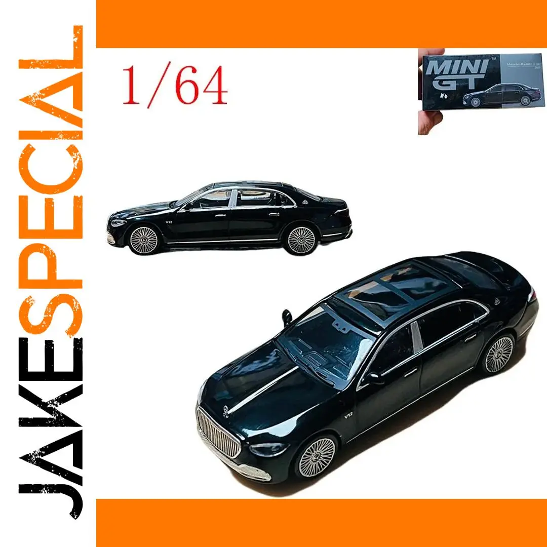 Mercedes-Maybach S 680 1/64 Diecast Model Black 1 Mercedes-Maybach S 680 1/64 Diecast Model Black