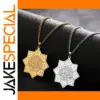 Stainless Steel Quran Star Necklace