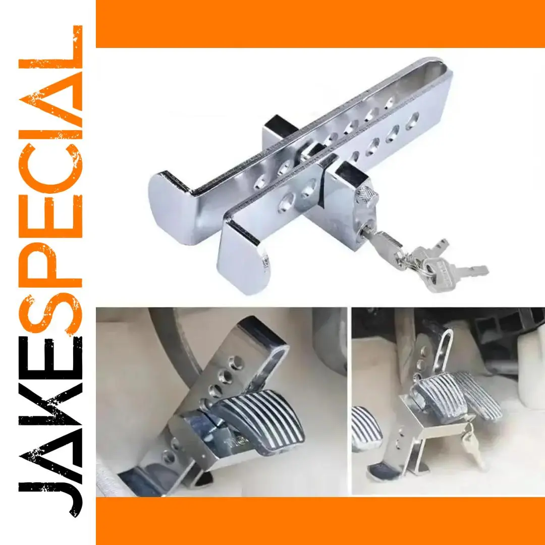 Car Anti-theft Lock with Adjustable Metal Clamp 1 Car Anti-theft Lock with Adjustable Metal Clamp