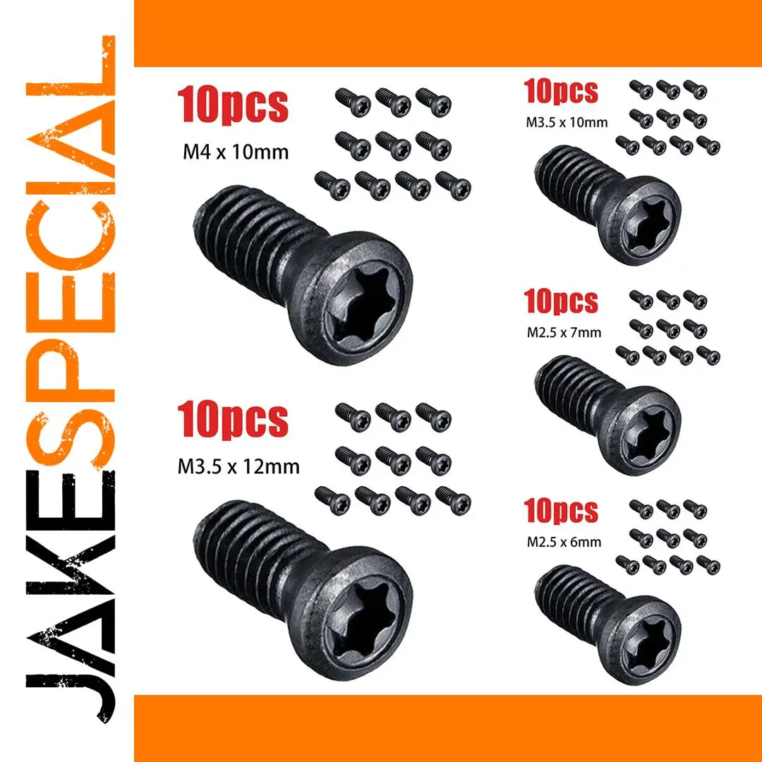 Steel Torx Screws Set for CNC Tools 1 Steel Torx Screws Set for CNC Tools