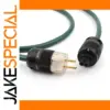 Premium Green Power Cable for Audio Devices