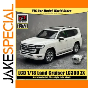 White 1:18 Land Cruiser LC300 ZX Diecast Model