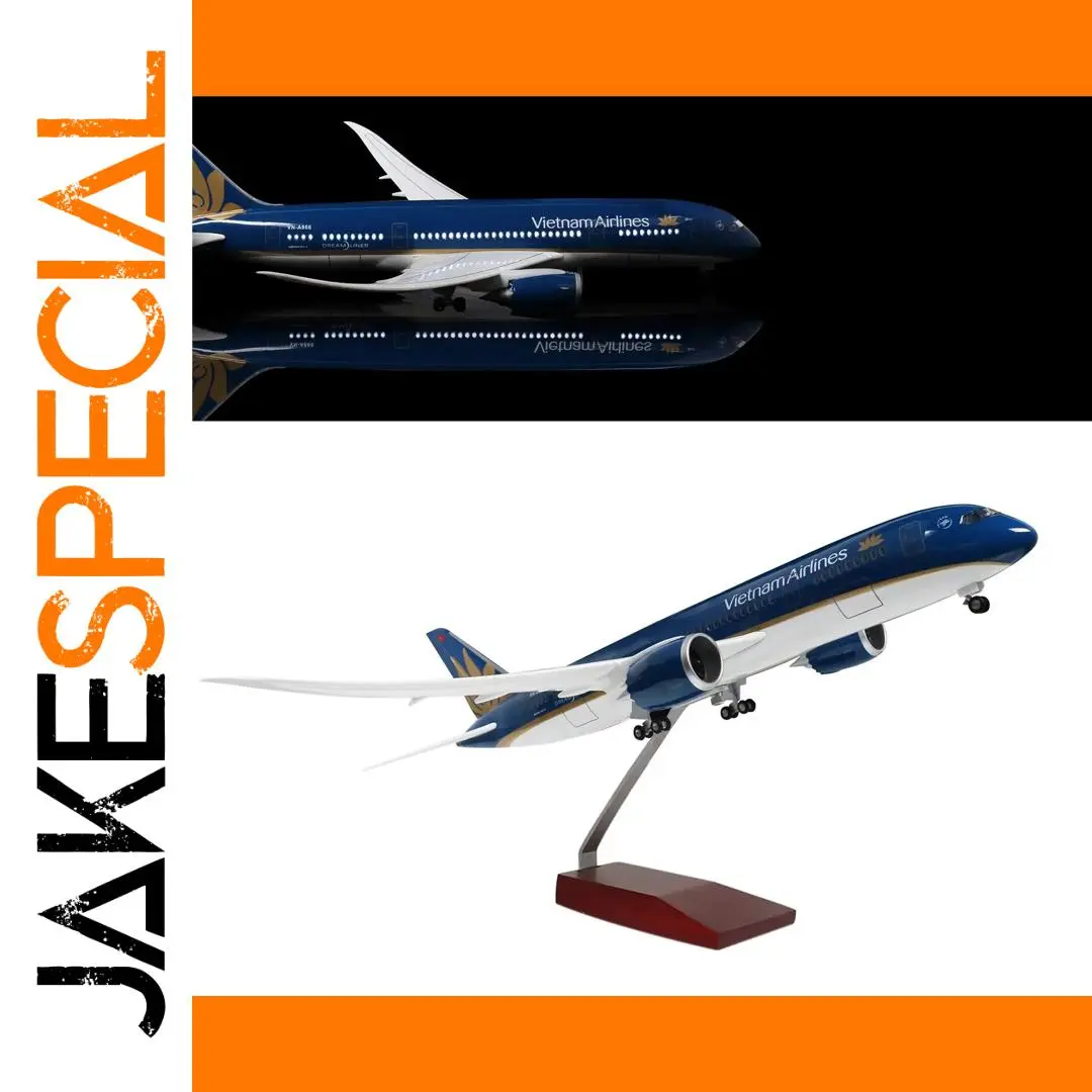 Vietnam Airlines 47cm Diecast Aircraft Model with LED 1 Vietnam Airlines 47cm Diecast Aircraft Model with LED