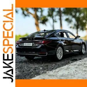 Black Lexus ES300h Coupe 1:24 Diecast Model