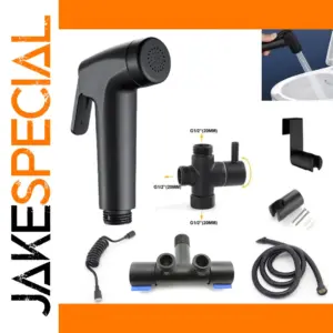 Black Handheld Bidet with G1/2" Connection