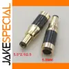 Gold-Plated DC Power Connector 5.5x2.1/2.5mm
