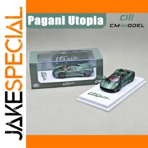 Pagani Utopia 1:64 Die-Cast Model in Metallic Green