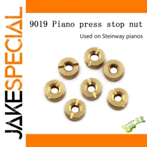 Brass-colored Piano Press Key Stop Nut 8.5mm