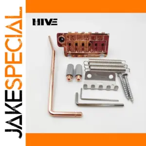 Rose Gold Guitar Pull String Plate Set