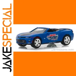 Vibrant Blue 1:64 Chevrolet Camaro Convertible Model