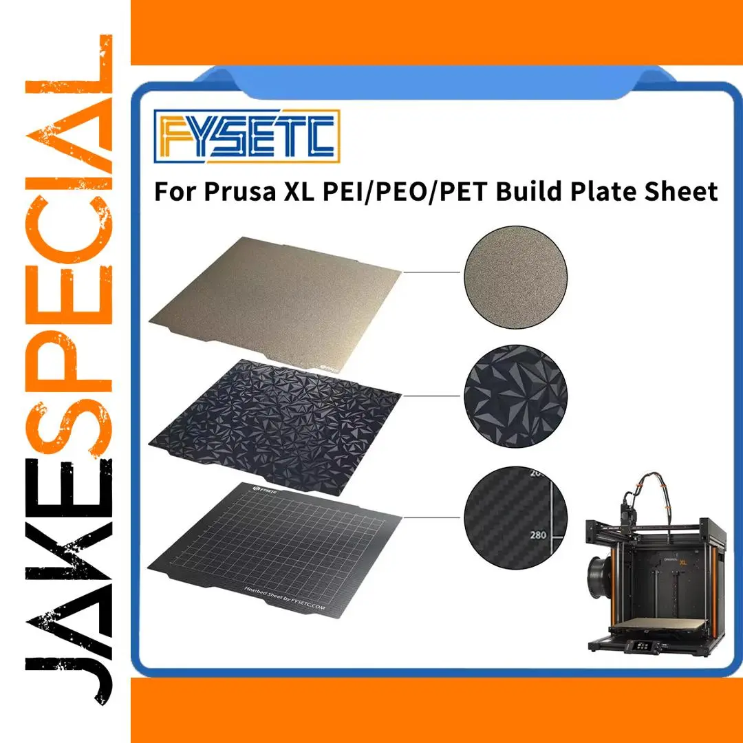 Prusa XL 365×365mm Steel Build Plate with PEI Surface 1 Prusa XL 365×365mm Steel Build Plate with PEI Surface