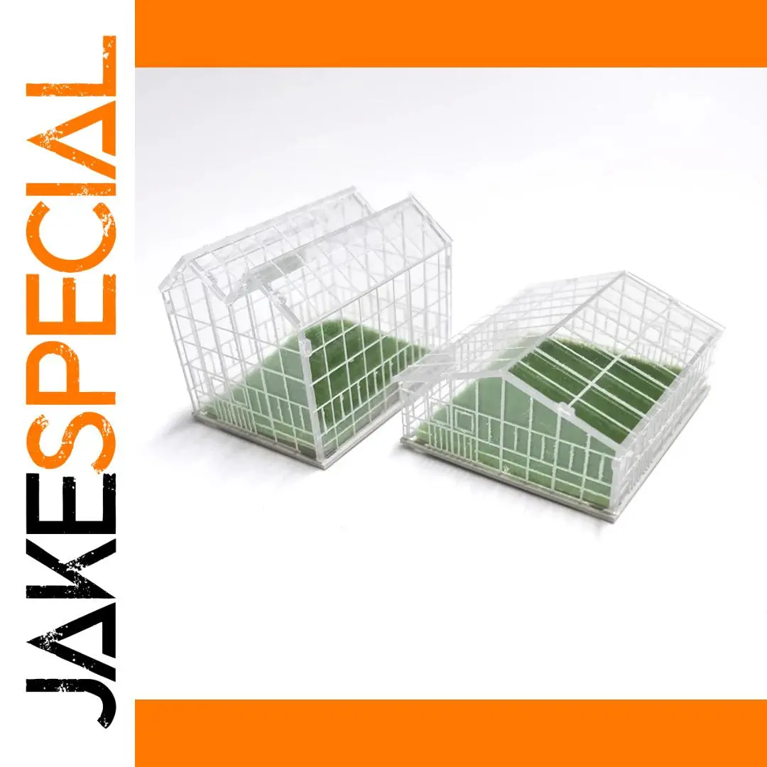 Miniature Greenhouse Model in 3 Scales 1 Miniature Greenhouse Model in 3 Scales