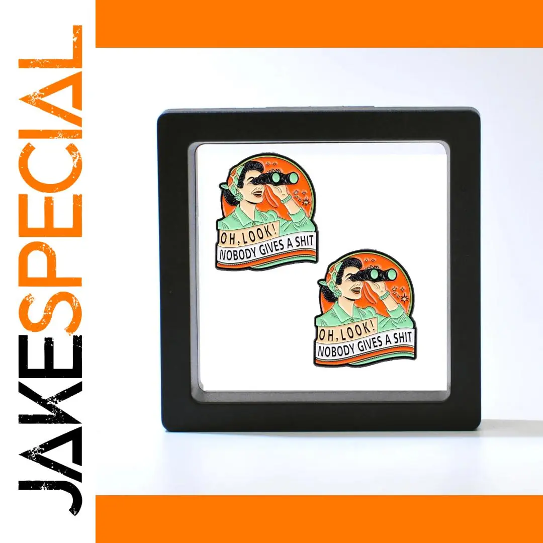 Rebellious Alloy Brooch Set with Vintage Graphics 1 Rebellious Alloy Brooch Set with Vintage Graphics