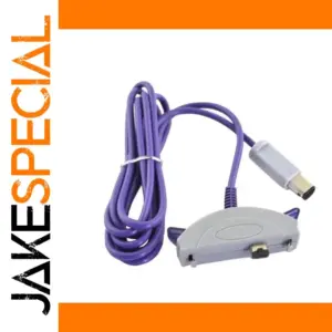 Purple GBA to GameCube Link Cable 1.8m