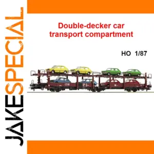 ROCO HO 1:87 Double-Decker Freight Carriage