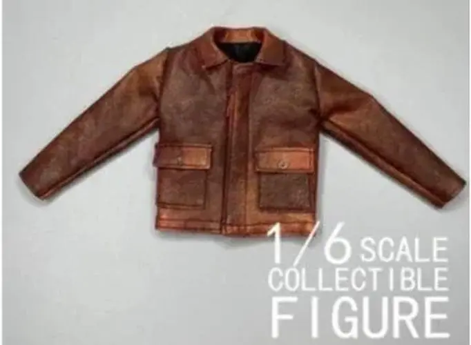 1/6 Scale PU Zipper Coat for Figures 8 1/6 Scale PU Zipper Coat for Figures - Image 8