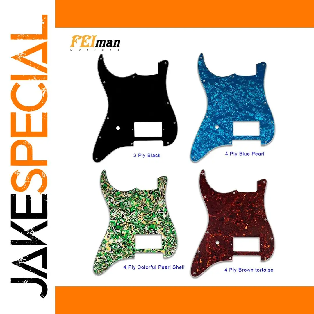Left-Hand Fender Tom Delonge Pickguard Collection 1 Left-Hand Fender Tom Delonge Pickguard Collection