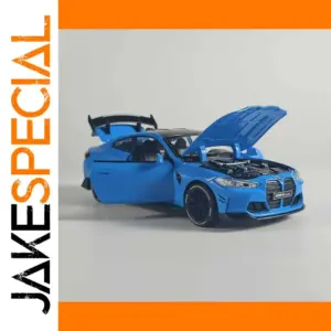 Vibrant Blue BMW M4 Coupe Diecast Model