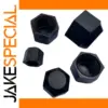 Black Hex End Pipe Cap for Industrial Use