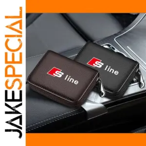 Premium Car Card Holder in Faux Leather