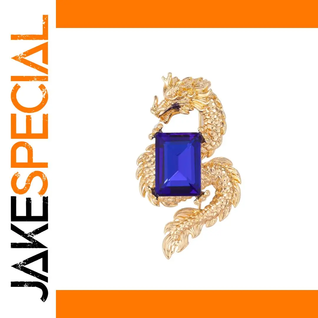 Zodiac Dragon Pin in Gold or Silver 1 Zodiac Dragon Pin in Gold or Silver