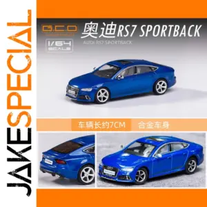 Blue RS7 Diecast Model for Collectors