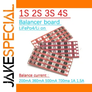 Red Lithium Battery Protection and Balancing Board
