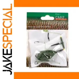 Durable 48g Carp Bait Cage Set in Green