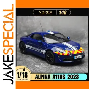 Blue Diecast Alpina A110S 2023 Model
