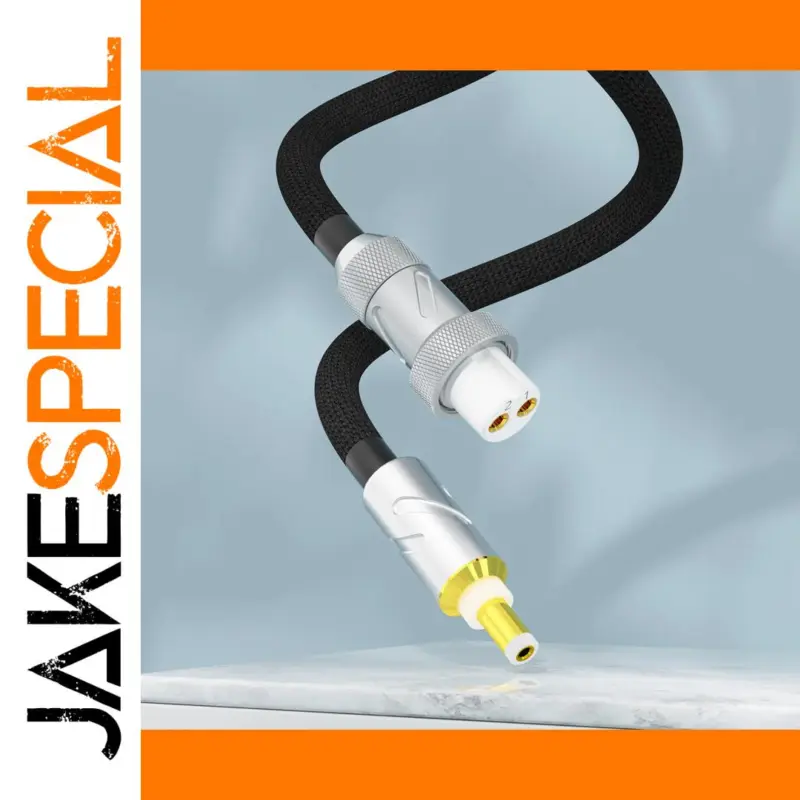 Enhance Your Audio Experience with the Premium Silver DC Power Cable 1 8839ad4dbb594da09f56722b product image