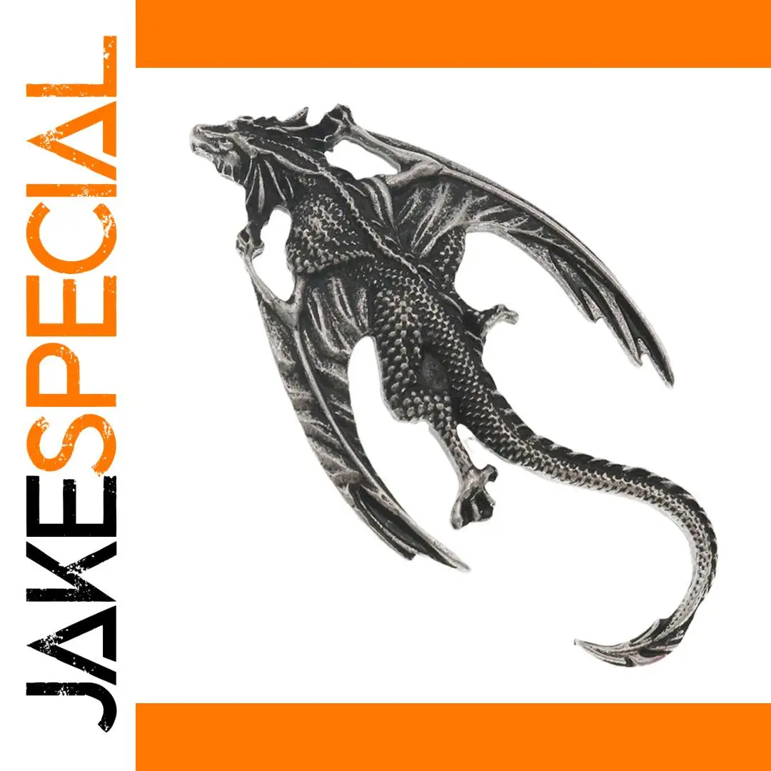 Vintage Gothic Pteranodon Brooch 6cm Alloy Design 1 Vintage Gothic Pteranodon Brooch 6cm Alloy Design