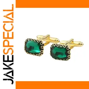 Rectangular Gemstone Cufflinks for Men