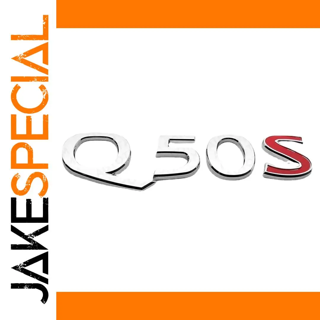 Q50S Rear Trunk Badge Emblem for 2013 Infiniti 1 Q50S Rear Trunk Badge Emblem for 2013 Infiniti