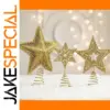 Gold Glitter Christmas Star Ornament