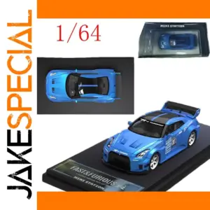 Vibrant Blue Nissan GT-R R35 Diecast Model