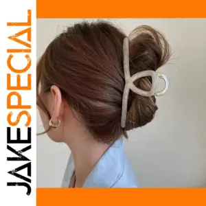 Large Vintage French-Style Hair Clip for Thick Hair