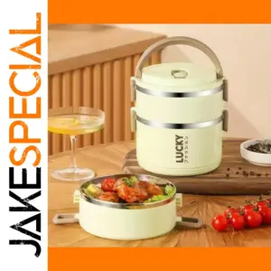 Double-Layer Stainless Steel Bento Lunch Box