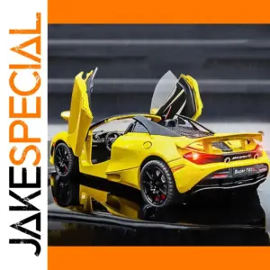 Yellow McLaren 720S Diecast Model 1:24 Scale