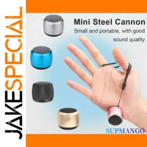 Pink Mini Bluetooth Speaker with Waterproof Design