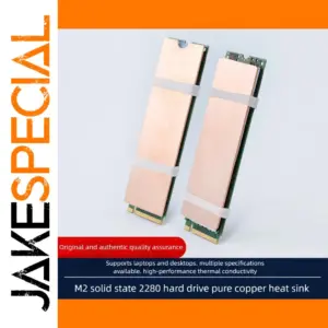 High-Purity Copper M.2 SSD Heatsink 70x22x1mm