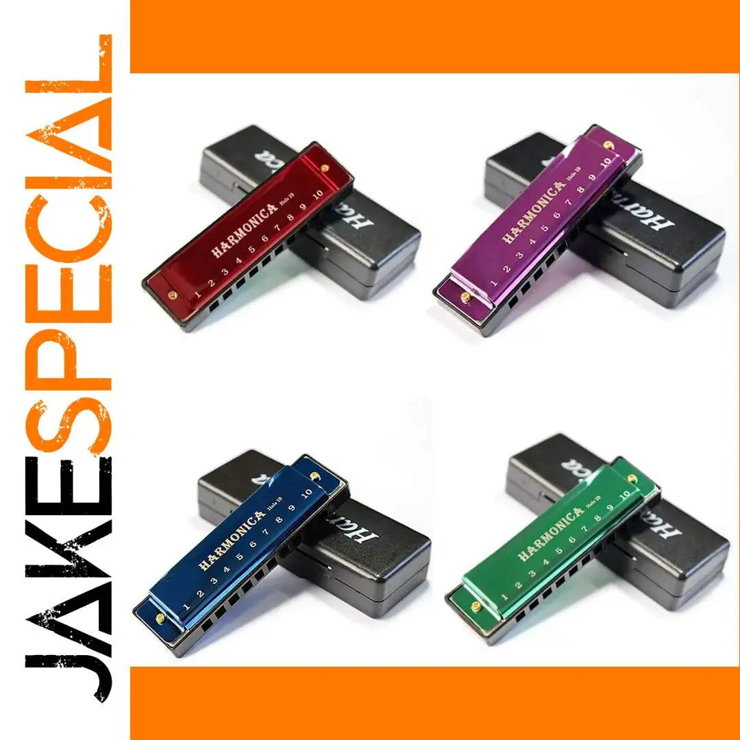 Colorful Key of C Blues Harmonica Set 1 Colorful Key of C Blues Harmonica Set