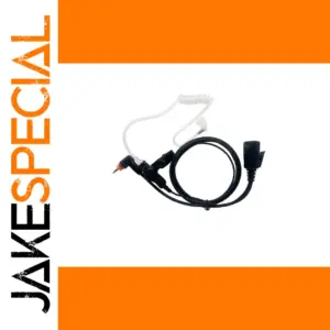 Black Air Tube Earpiece for Motorola Radios