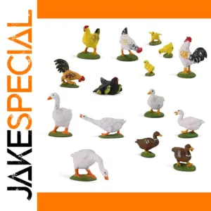 Realistic Miniature Farm Animal Set for O Scale Layouts