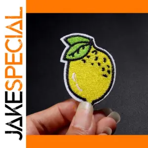 Lemon Embroidery Patch 3D Handmade Design