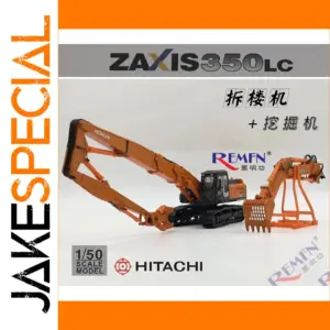 1:50 ZX350LC Demolition Excavator Model
